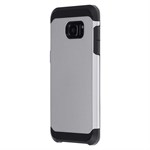 Hard case silicone / plastic Samsung Galaxy S7 Edge chrome